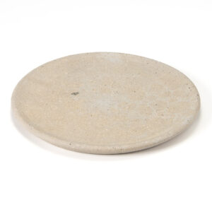 Plato Plano Arcilla Burbuja